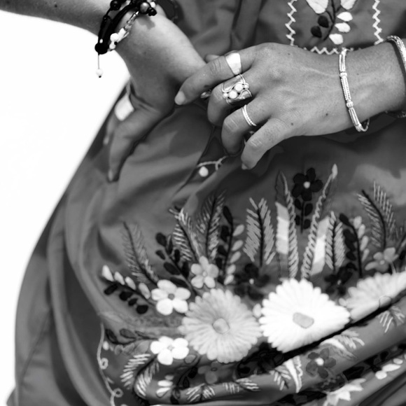 Vibrant Bohemian Tunic Dress with Splendid Embroidery - Picture 3 of 3